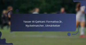 Yasser Al-Qahtani: Formativa år, Nyckelmatcher, Utmärkelser